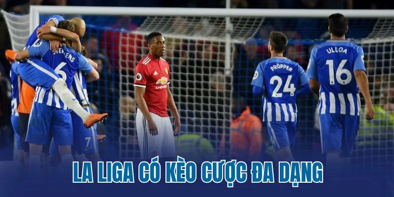 La Liga có kèo cược đa dạng